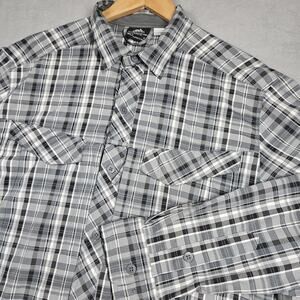 Helikon-Tex Defender Mk2 City Shirt Mens M Long Sleeve Outdoor Gray Plaid